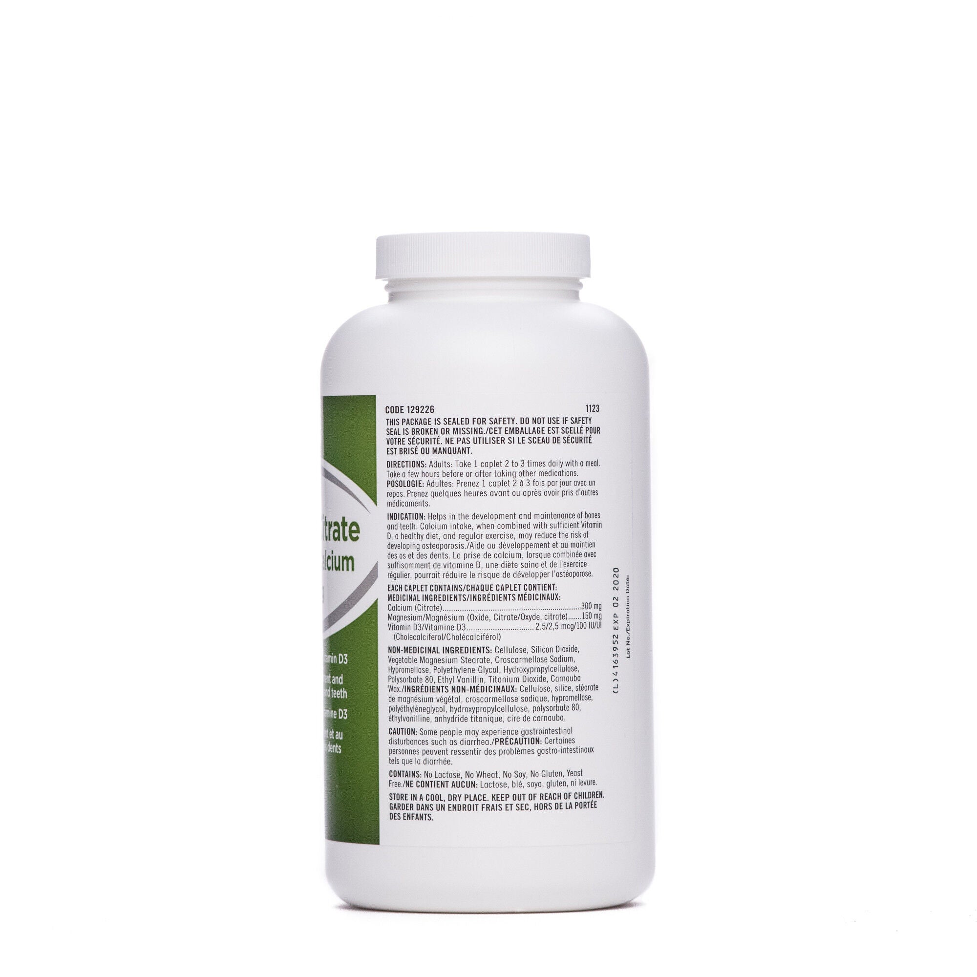 Citrate de calcium 300&nbsp;mg  | GNC